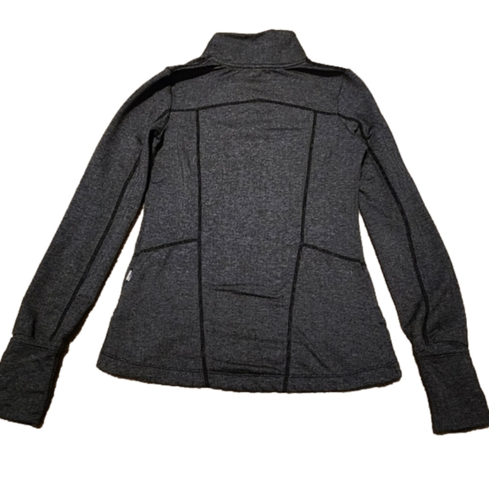 Mondetta Women's Dark Heather Gray 1/4 Zip Pullover, size X-small - Picture 3 of 7